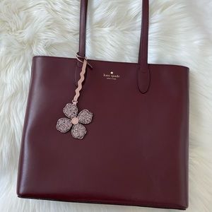 Kate Spade Maroon Tote - never been used